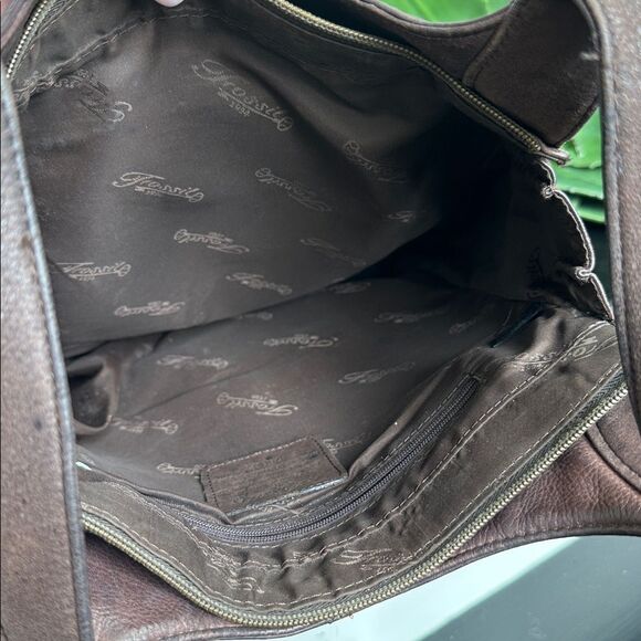 Fossil Genuine Leather Shoulder Bag Thick Luxurious Leather with Front Pocket - Picture 11 of 11